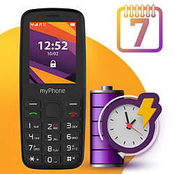 Myphone téléphone portable - Noir pas cher