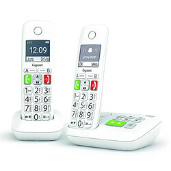 Avis Gigaset téléphone sans fil senior - Blanc