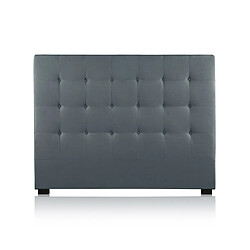 Tête de lit capitonnée Premium - Gris 140cm