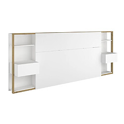 Avis Vente-unique tête de lit MISTA - Blanc chêne