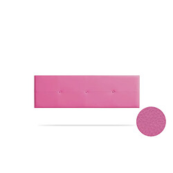 Tête de Lit Tapisée NAPOLI Simili cuir 145x50x5 cm - Rose - Moonia