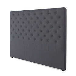 Générique Tête de lit Constance - Capitonnée gris - 140 cm