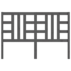 Acheter vidaXL Tête de lit - Gris 146x4x100 cm