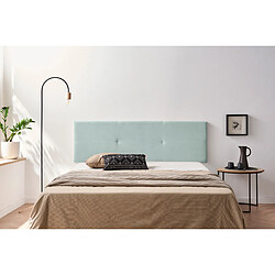 Acheter Tête de Lit Tapisée ALMA Aqualine 130x50x5 cm - Vert Aqua - Moonia