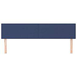 Avis vidaXL Têtes de lit 2 pcs 345810 - Bleu