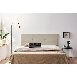 Acheter Tête de Lit Tapisée ALMA Aqualine 160x50x5 cm - Beige Toast - Moonia