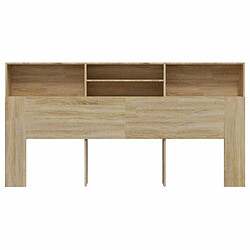Avis vidaXL Headboard Cabinet - Oak Sonoma 200x19x103.5 cm