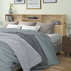 VIDAXL Armoire de tête de lit - Chêne sonoma