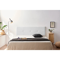 Tête de Lit Tapisée NAPOLI Simili cuir 170x50x5 cm - Noir - Moonia