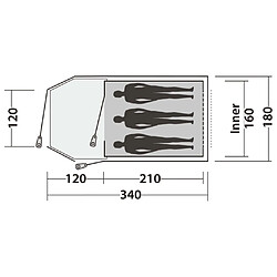 EASY CAMP Tente Blazar 300 - Vert