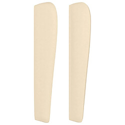 Acheter vidaXL Tête de lit avec oreilles - Crème