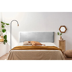 Acheter Tête de Lit Tapisée NOVA Simili cuir 90x50x5 cm - Argent - Moonia