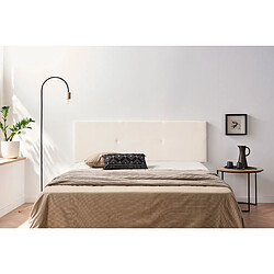 Avis Tête de Lit Tapisée ALMA Aqualine 145x50x5 cm - Beige - Moonia
