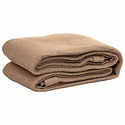 vidaXL Tapis de tente 400x400 cm - Taupe