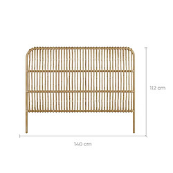 Rendez Vous Deco Morphée en Rotin - 140 cm