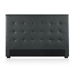 Tête de lit capitonnée Premium 160cm - Noir