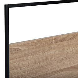 Idmarket MARKET DETROIT 145 cm - Bois et métal pas cher