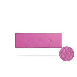 Avis Tête de Lit Tapisée ALTEA Aqualine 145x50x5 cm - Fuchsia - Moonia