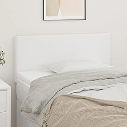 vidaXL Tête de lit 90 cm - Blanc