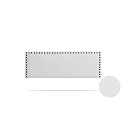 Tête de Lit Tapisée MODENA Simili cuir 90x55x8 cm - Blanc - Moonia
