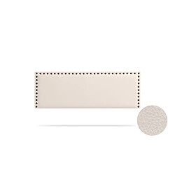 Tête de Lit Tapisée MODENA Simili cuir 100x55x8 cm - Beige - Moonia