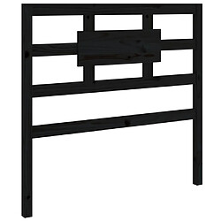 VidaXL Tête de lit - Noir