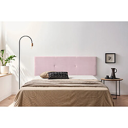 Avis Tête de Lit Tapisée ALMA Aqualine 130x50x5 cm - Rose Clair - Moonia