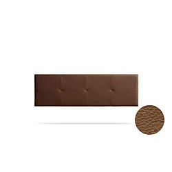 Tête de Lit Tapisée ALTEA Simili cuir 100x50x5 cm - Marron - Moonia
