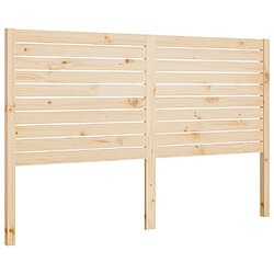 vidaXL Tête de lit - Bois massif