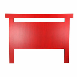 DKD Home Decor Tête de lit Noir Rouge 160 cm Bois Sapin