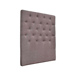 Habitat Et Jardin Tête de lit capitonnée Déco - 99 cm - Taupe - En tissu
