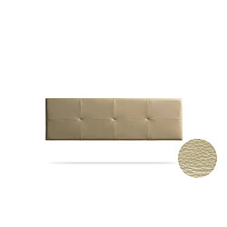 Tête de Lit Tapisée ALTEA Simili cuir 100x50x5 cm - Or - Moonia