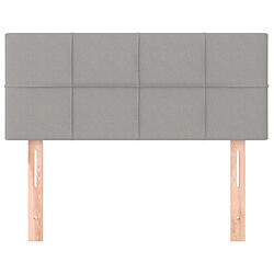 Avis VidaXL Tête de lit - Gris clair - 90x5x88 cm