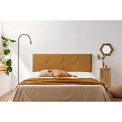 Avis Tête de Lit Tapisée ALTEA Simili cuir 90x50x5 cm - Marron Clair - Moonia