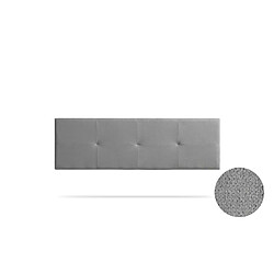 Tête de Lit Tapisée ALTEA Aqualine 145x50x5 cm - Gris Clair - Moonia