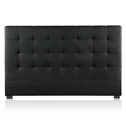 Tête de lit capitonnée Premium - Noir