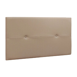 Pegane Tête de lit simili cuir - Beige
