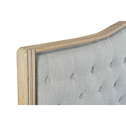 DKD Home Decor Tête de lit - Gris foncé - Bois d'hévéa