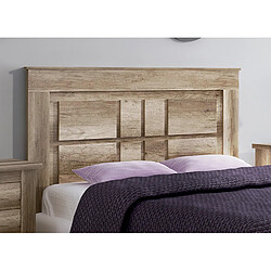 Pegane Tête de lit avec chevets - Chêne
