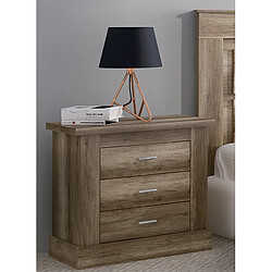 Avis Pegane Tête de lit avec chevets - Chêne