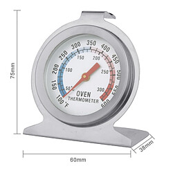 Avis Wewoo Thermomètre de cuisson Stand Up - argent