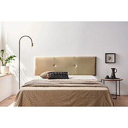 Acheter Tête de Lit Tapisée ALMA Simili cuir 160x50x5 cm - Or - Moonia