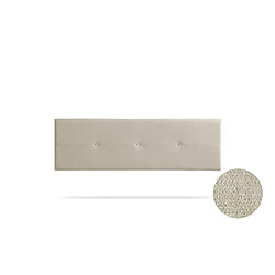 Tête de Lit Tapisée NAPOLI Aqualine 145x50x5 cm - Beige Toast - Moonia