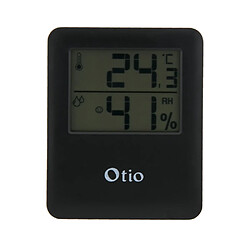 Thermomètre / hygromètre intérieur noir - 936054 - OTIO