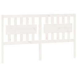 vidaXL Tête de lit - Blanc