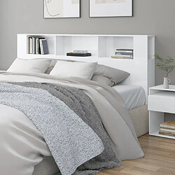 vidaXL Armoire - Blanc brillant