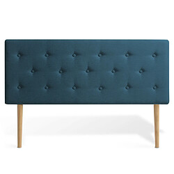 Tête de lit capitonnée Théa - Bleu canard