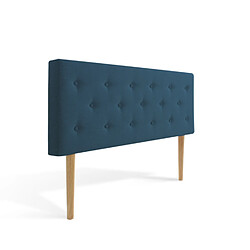 Tête de lit capitonnée Théa - Bleu canard