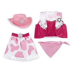Avis Melissa & doug Déguisement cowgirl fille - Rose