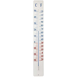 World Of Weather Thermomètre extérieur métal 90cm